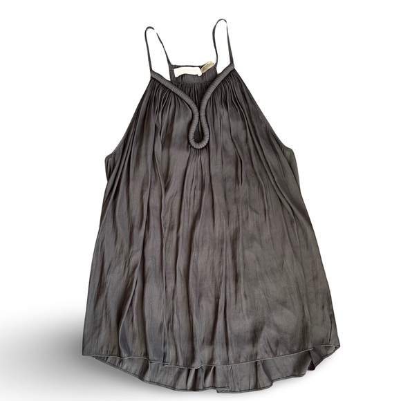 Ramy Brook Black Silk A Line Tank Top Size S - Picture 2 of 4